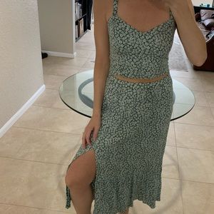 Abercrombie and Fitch skirt/crop set